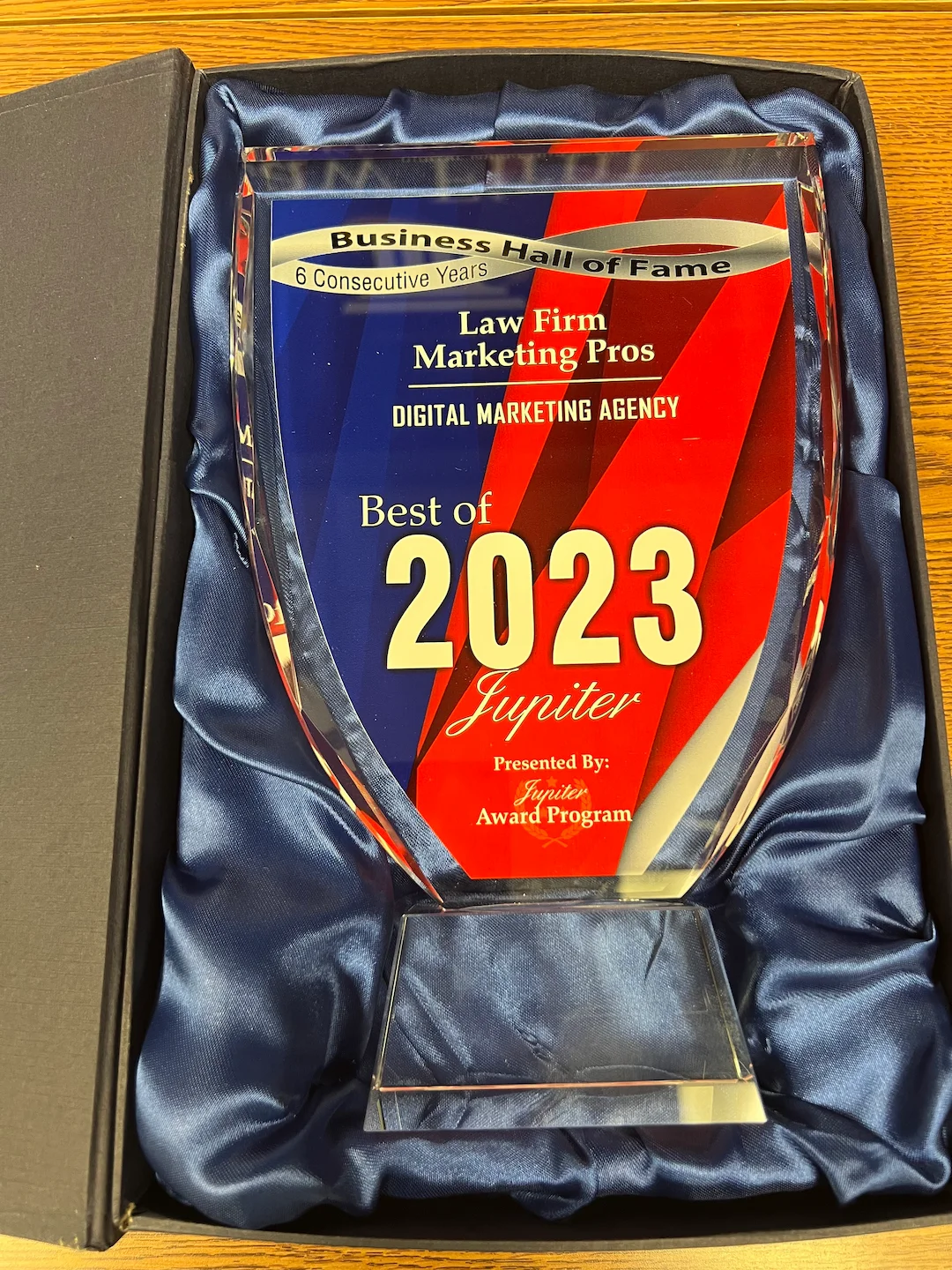 Law Firm Marketing Pros Named to Jupiter Business Hall of Fame 2023 1 law firm marketing pros earned this award