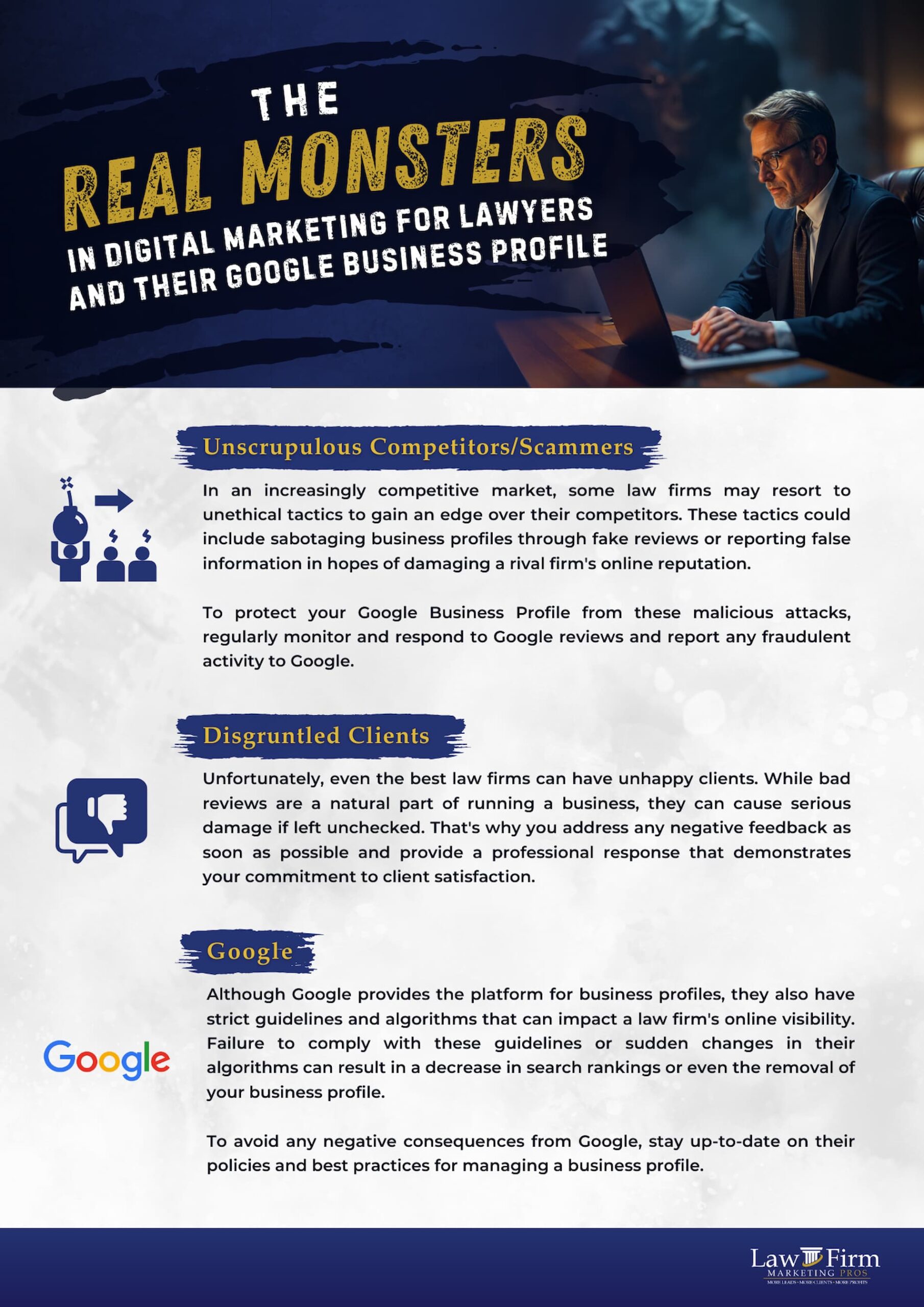 Law Firm Marketing Pros explains how to protect your Google Business Profile. Call (561) 948-5001 to schedule a free 15-minute client accelerator call with this award-winning digital marketing agency.