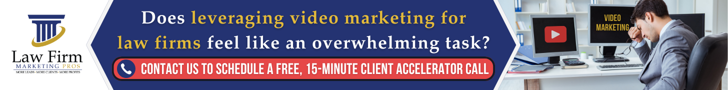 2024 Short-Form Video Marketing Trends for Law Firms and How to Stay Ahead in 2025 1 Law Firm Marketing Pros explains short-form video marketing trends. Call (561) 948-5001 to schedule a free 15-minute client accelerator call with this award-winning digital marketing agency.
