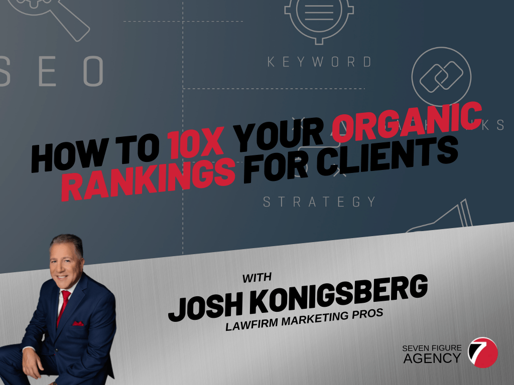 Josh Konigsberg to Speak at Prestigious Seven Figure Agency Intensive – Law Firm Marketing Pros
