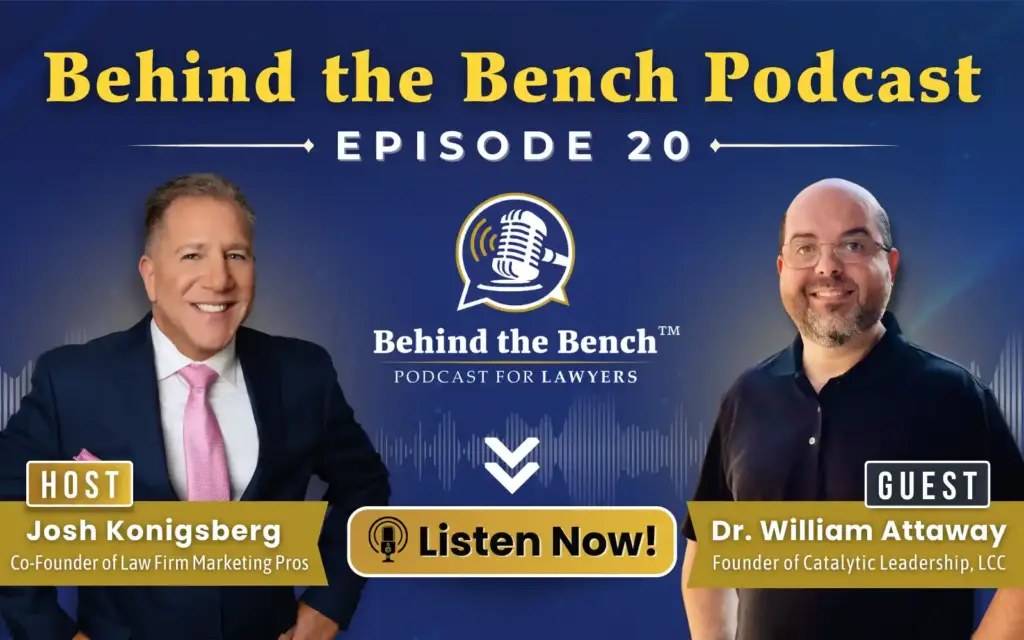 Dr. William Attaway shares strategies on how to be a catalytic leader on the BTB podcast. Call (561) 948-5001 for a free 15-minute client accelerator call.